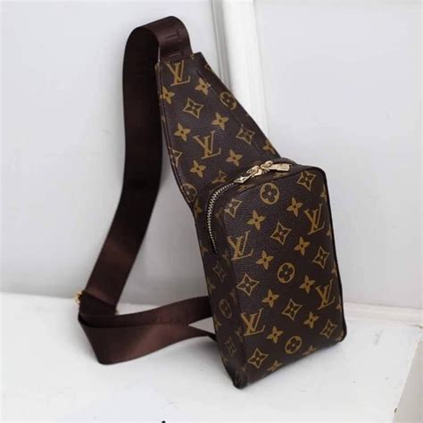 louis vuitton chest bag fake|Louis Vuitton sling bag.